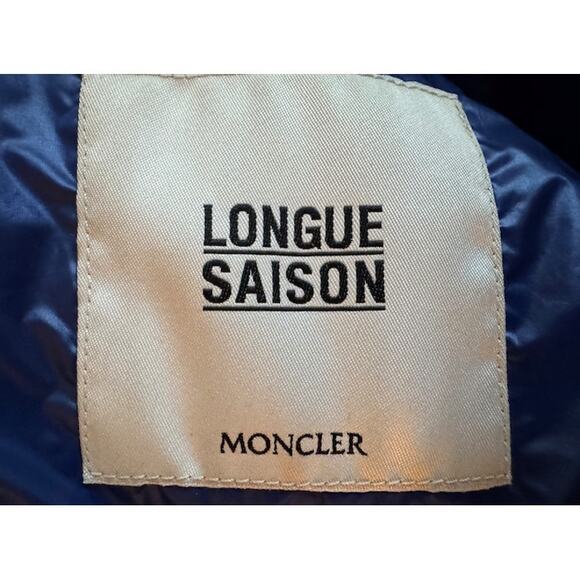 Men's Moncler Blue Gilet Gui Down Filled Vest Jacket Size XXL - Picture 9 of 16